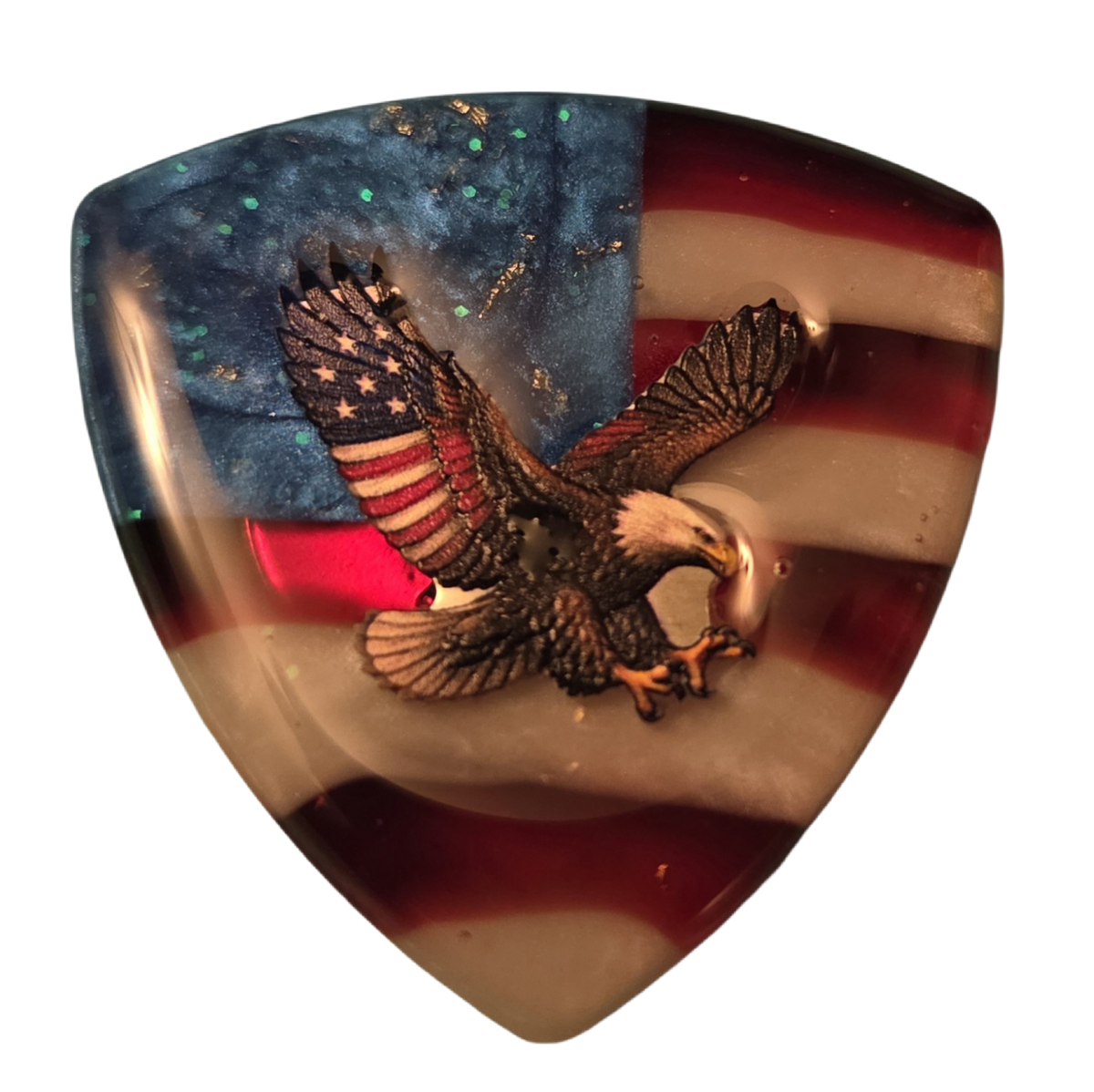The Screaming Eagle Full Color 1gram Silver Magnetic Charm
