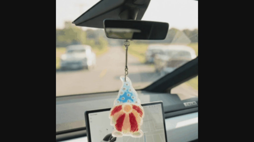 Gnat the Gnome Rear View Mirror Charm